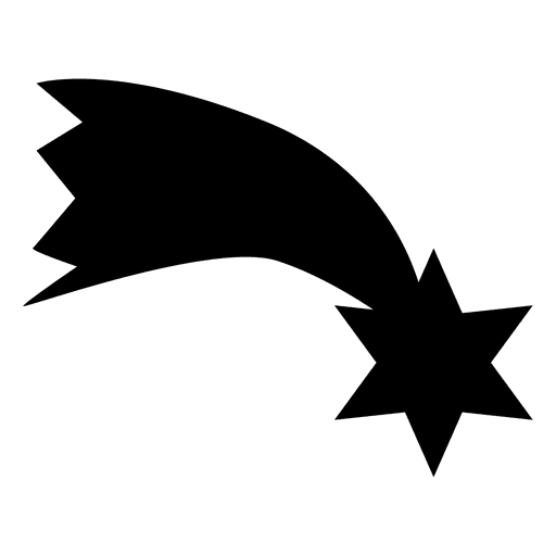 512x512 Shooting Star Silhouette