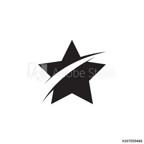 500x500 Star Silhouette Vector