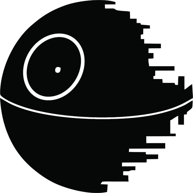 639x640 Death Star Silhouette Vector