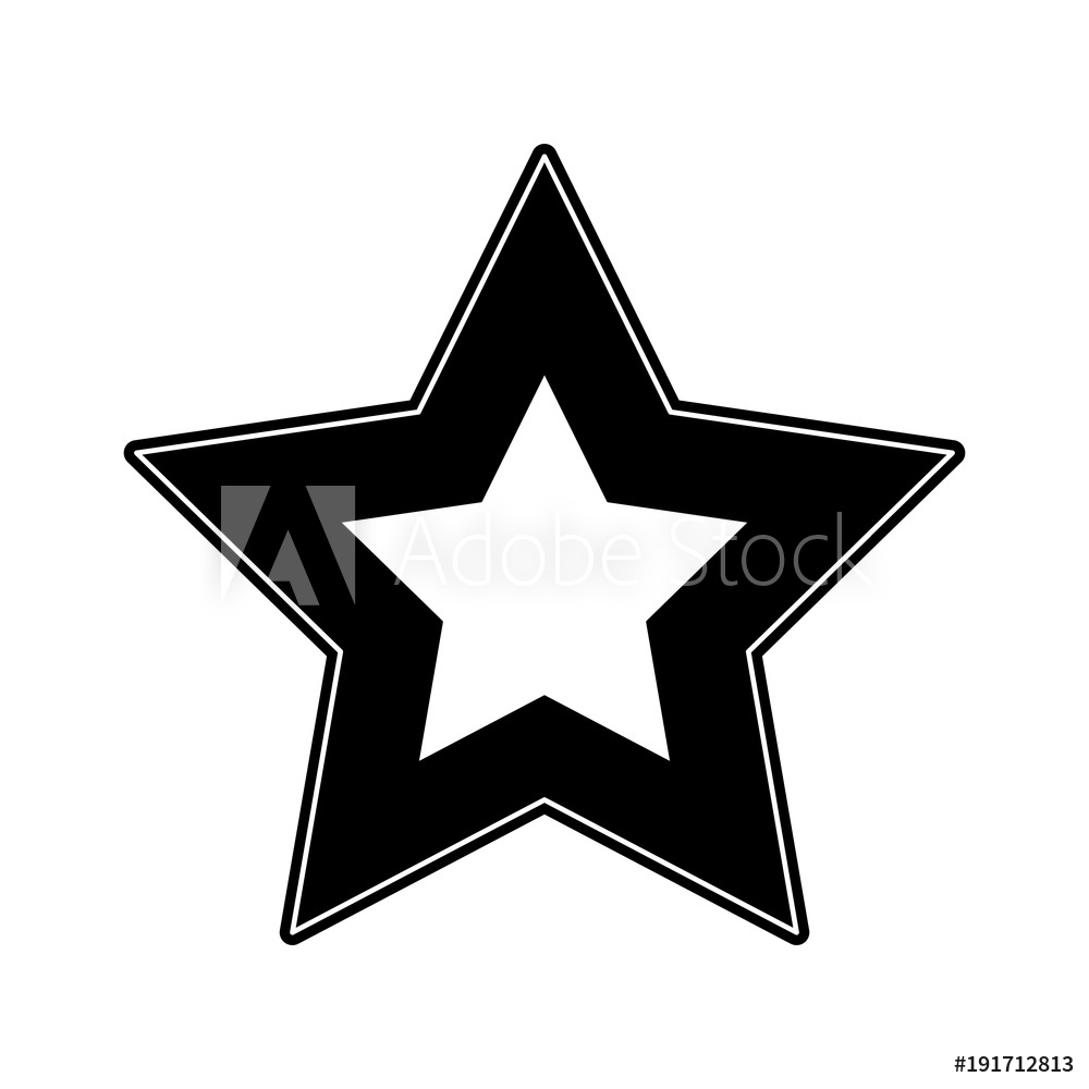 1000x1000 Photo Art Print Videogame Star Symbol Icon Vector Illustration