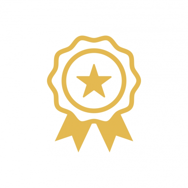 640x640 Star Badge Icon Design Template Vector, Badge, Sign, Isolated Png