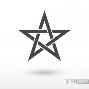 300x300 Star Symbol Icon Red Gradient D Pointed Rounded Isolated Vector Gm