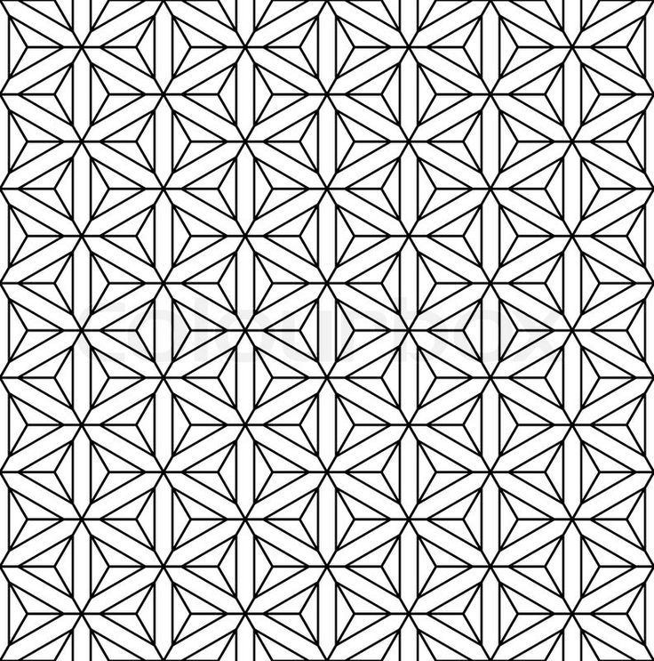 736x743 Stock Vector Of ' Seamless Geometric Op Art Texture Hexagons