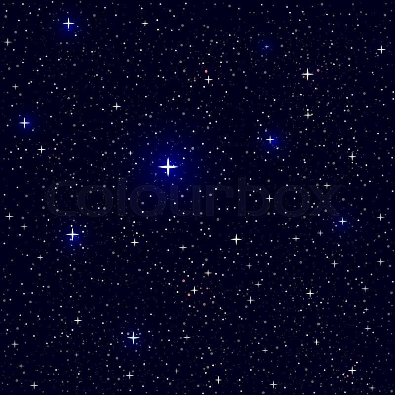 800x800 Dark Night Stars Texture Background Stock Vector Colourbox