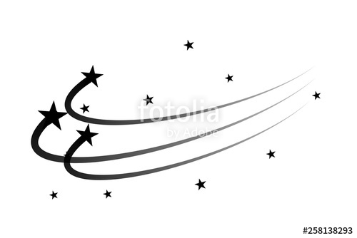 500x334 Star Trail Or Comet Stock Image And Royalty Free Vector