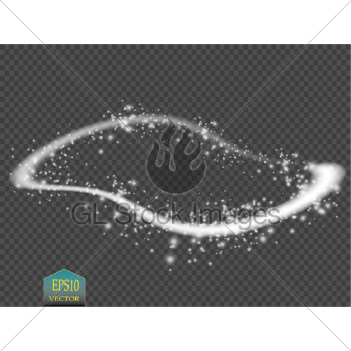 500x500 Abstract Vector Magic Glow Star Light Effect With Neon Bl Gl