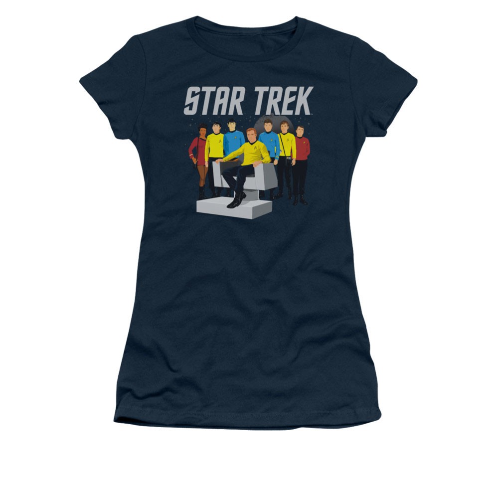 Star Trek Vector Crew Blue Juniors T Shirt 1001x1001 Star Trek Vector Crew Blue Juniors T Shirt