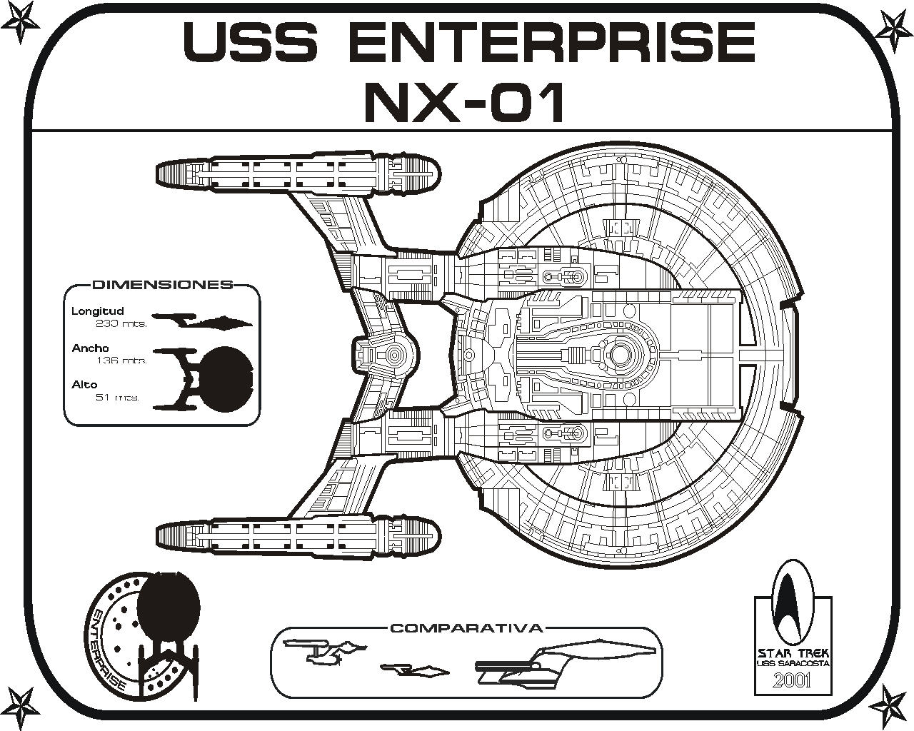 1280x1024 Star Trek Blueprints U S S Saracosta Ncc Website Schematics