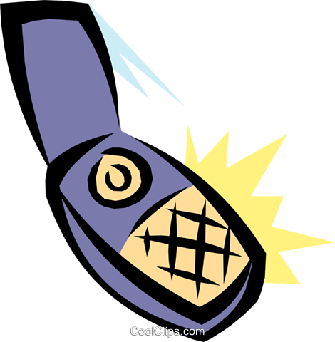 470x480 Star Trek Communications Device Royalty Free Vector Clip Art