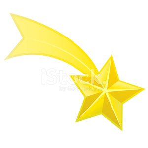 300x300 Shooting Star Vector Premium Clipart