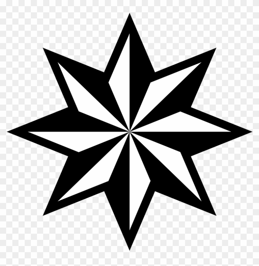 840x865 Black Star Clipart