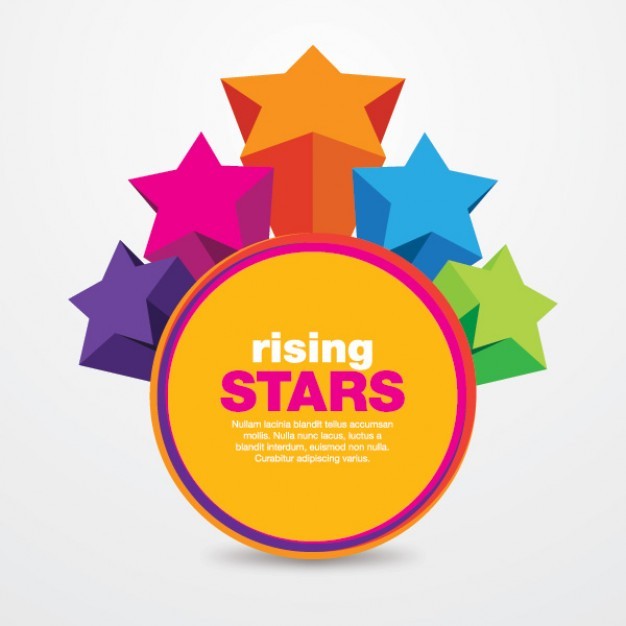 626x626 Rising Stars Vector Graphic Vector Free Download
