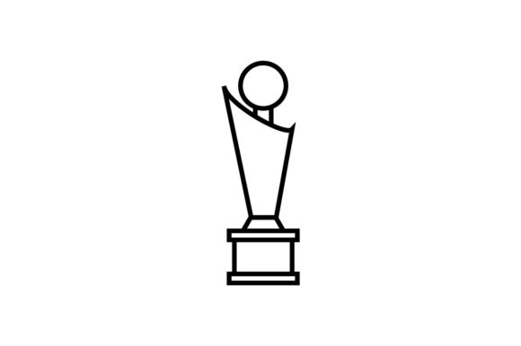 580x386 Star Trophy, Star Vector Icon Graphic