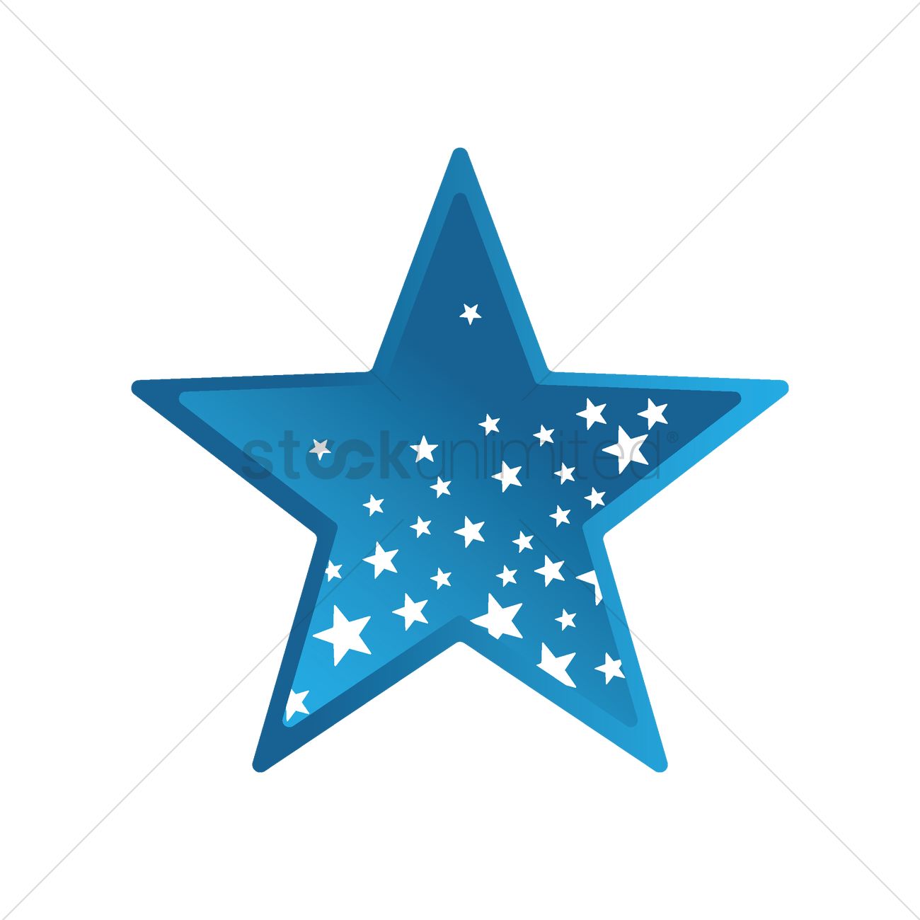 1300x1300 Stars Inside A Star Vector Image