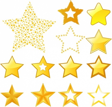 383x368 Star Free Vector Download