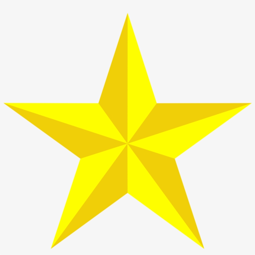820x820 Yellow Star Vector Png