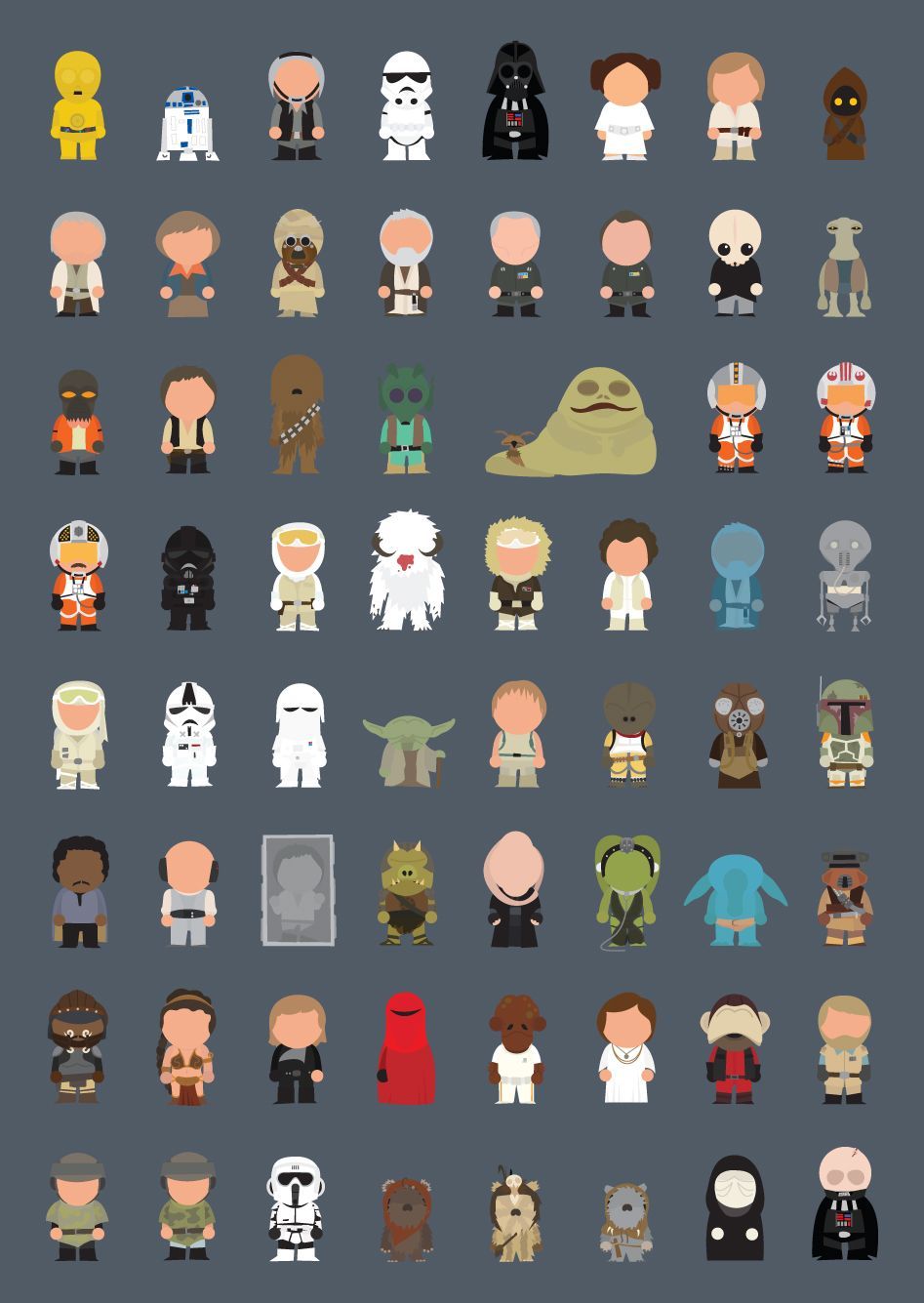 Lego Star Wars Character Icons Lego Img 947x1335 Lego Star Wars Character Icons Lego Img