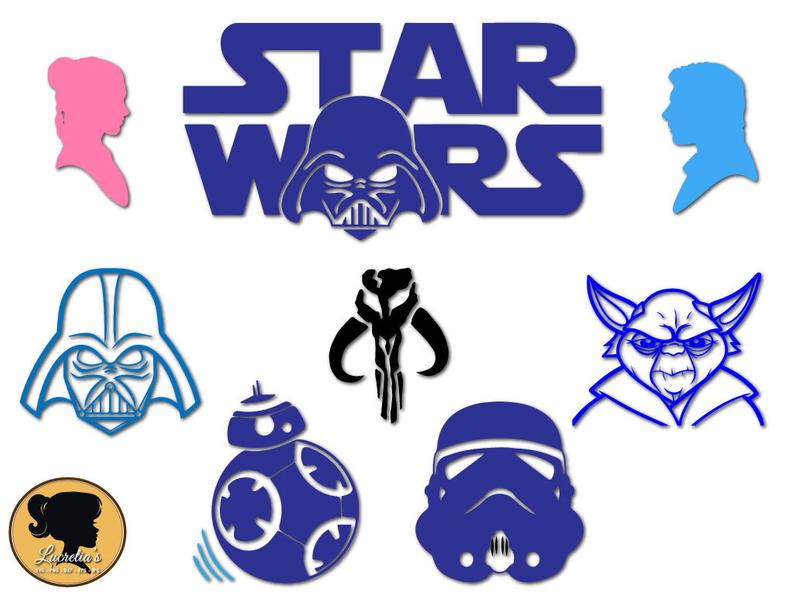 794x596 Star Wars Star Wars Silhouette Star Wars Design Etsy
