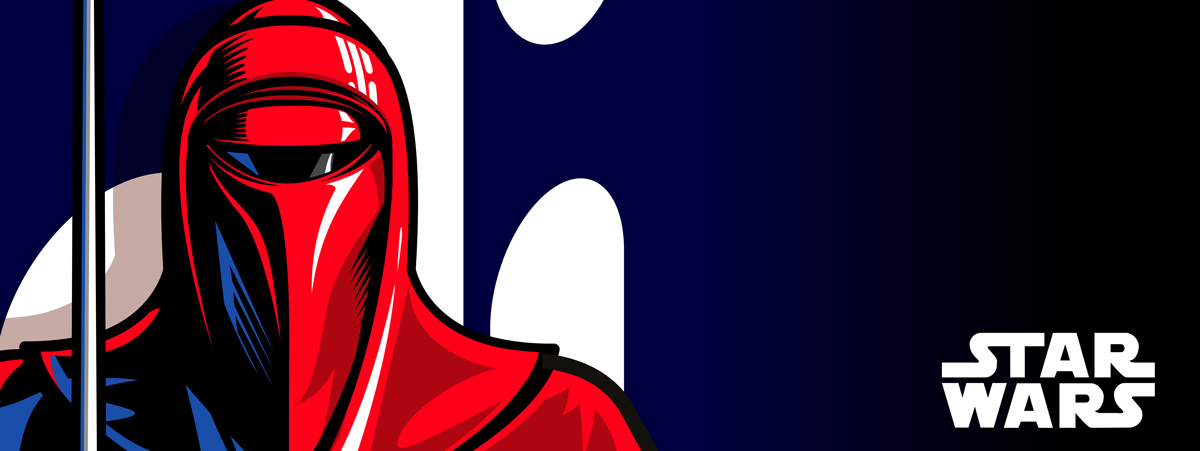 Star Wars Vector Art On Behance 1200x451 Star Wars Vector Art On Behance