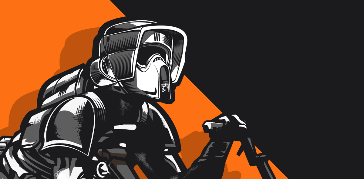 Star Wars Vector Art On Behance 1200x590 Star Wars Vector Art On Behance