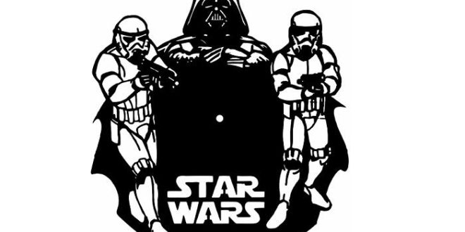 Star Wars Clock Vector Cdr And Dxf Dxf Downloads 660x330 Star Wars Clock Vector Cdr And Dxf Dxf Downloads