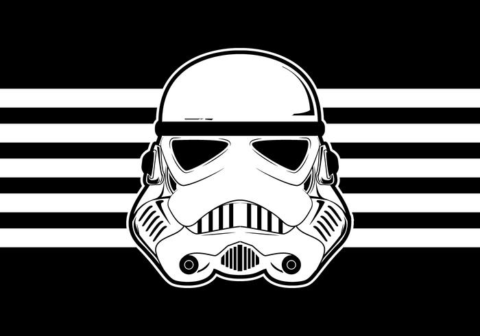 Star Wars Trooper Helmet Vector 700x490 Star Wars Trooper Helmet Vector