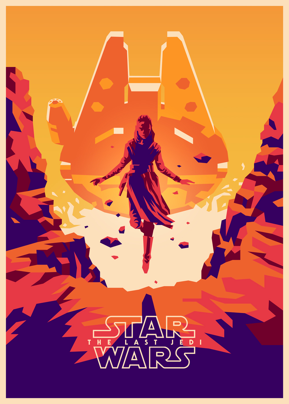 1000x1399 Star Wars The Last Jedi Illustrations Inspiration Graphic
