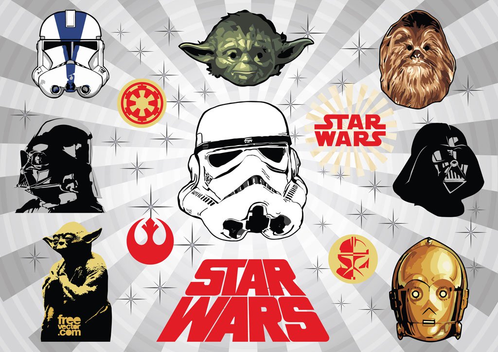 1024x725 Star Wars Vectors Vector Art Graphics