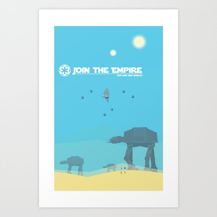 700x700 Starwars Vector Art Art Print