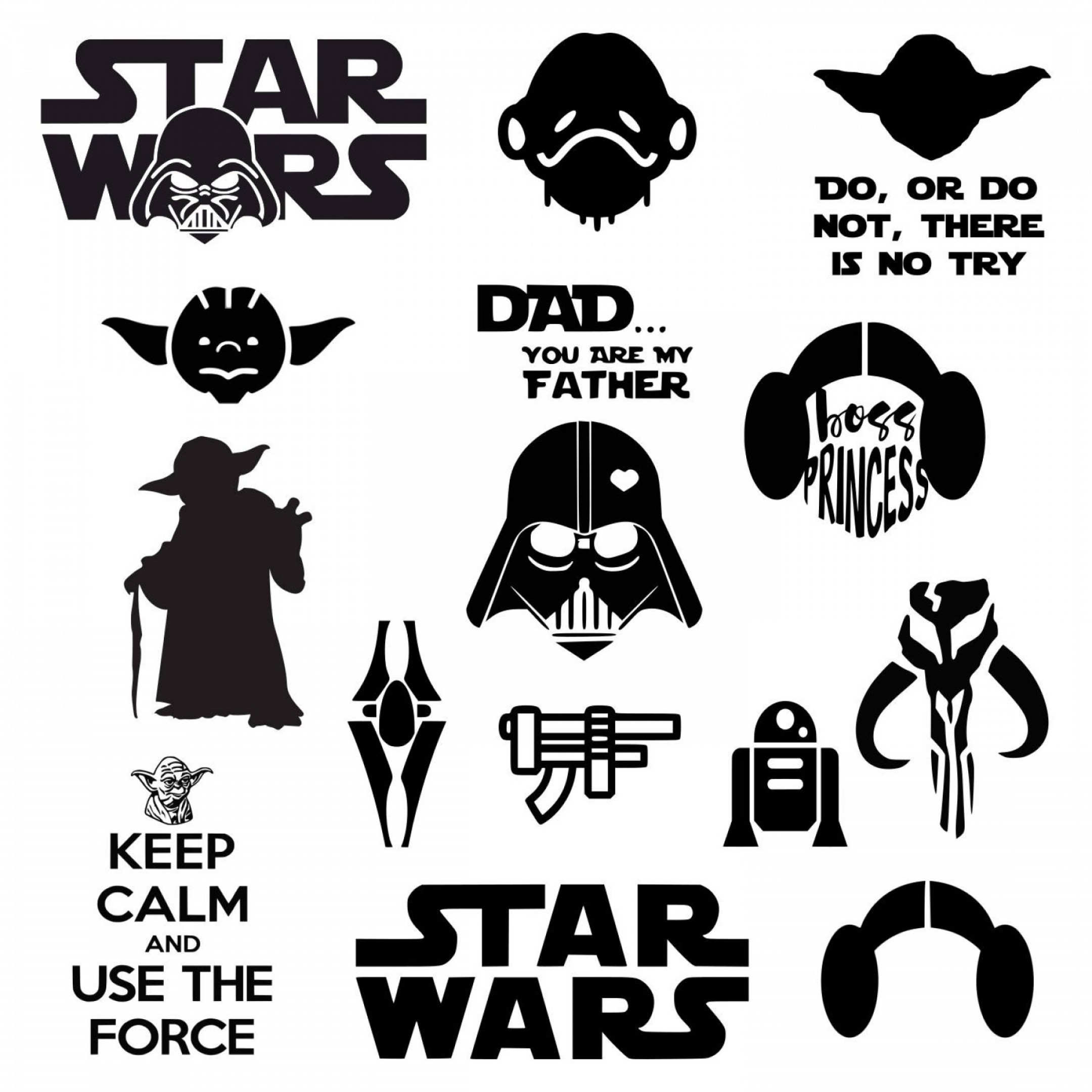 star wars illustration vector free download