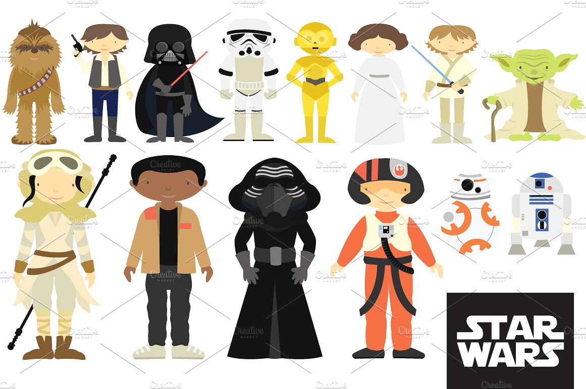 1161x772 Star Wars Vector Clipart