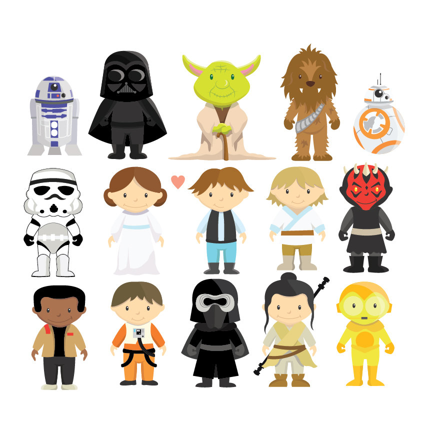 860x860 Star Wars Vector Clipart
