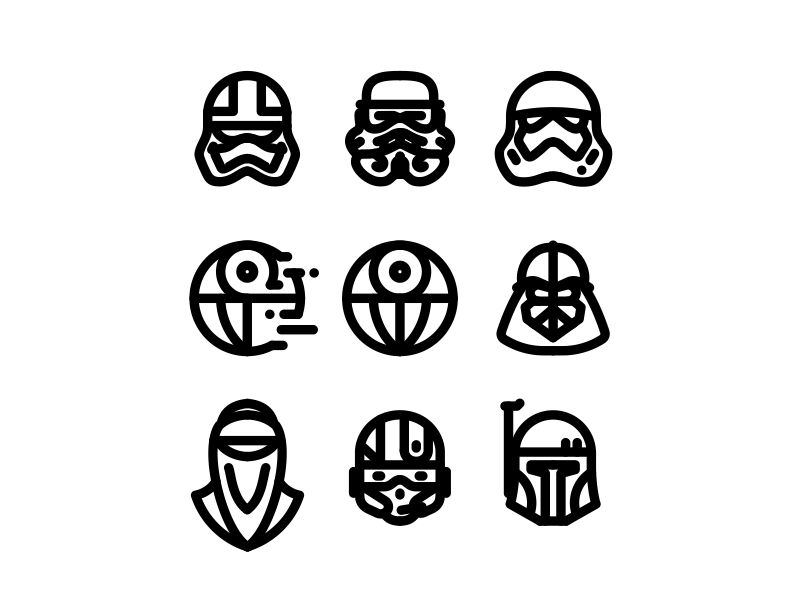 800x600 Top Free Star Wars Vector Icon Sets