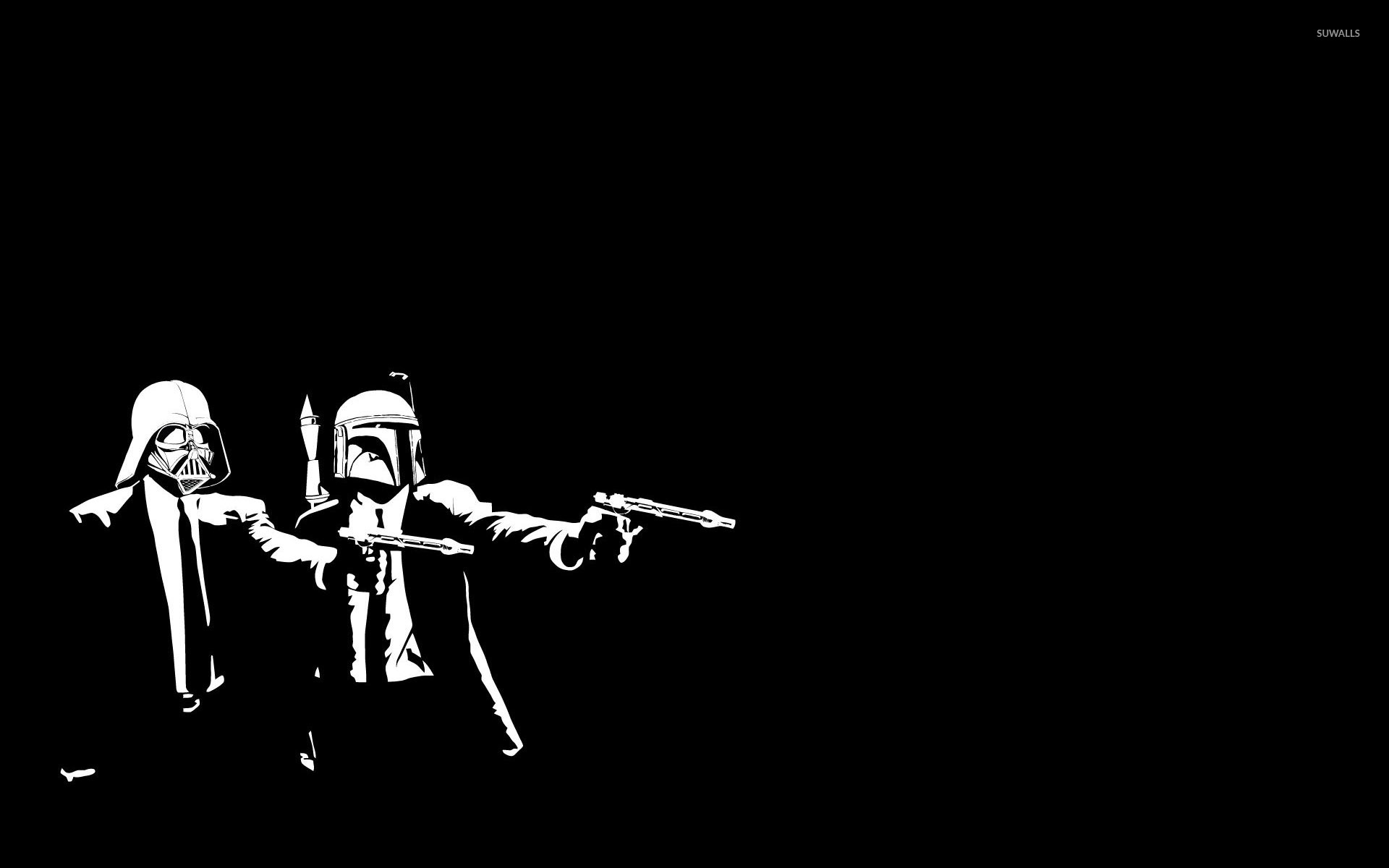 1920x1200 Pulp Fiction Star Wars Crossover Wallpaper