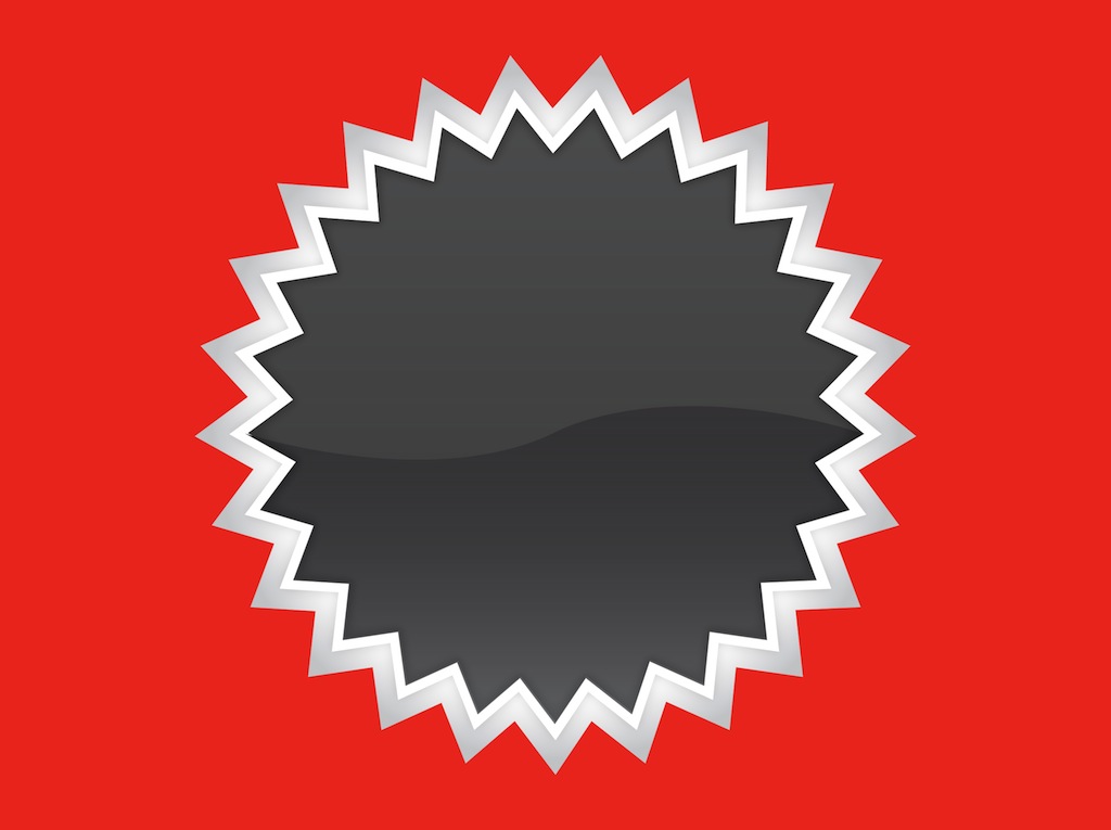 1024x765 Starburst Sticker Vector Art Graphics