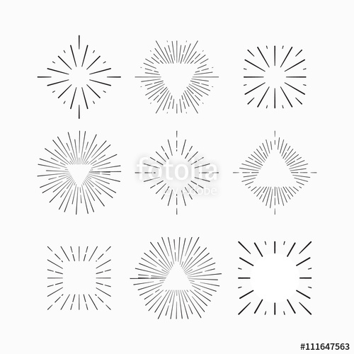 500x500 Tribal Boho Style Sun Burst Frame With Place For Your Text