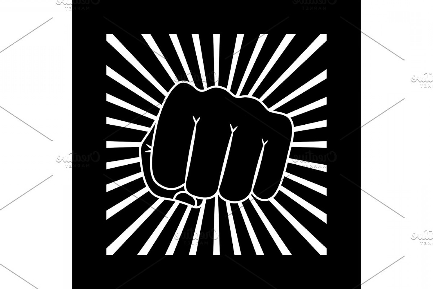 Fist Punch With Starburst Vector Wallkeeper 1440x960 Fist Punch With Starburst Vector Wallkeeper