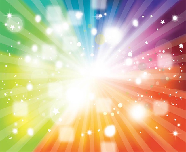 646x530 Rainbow Colors Starburst Vector For Free Download Free Vector