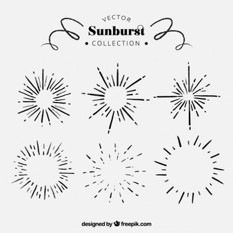338x338 Sunburst Vectors, Photos