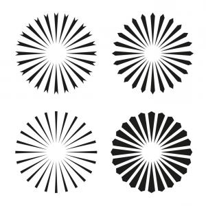300x300 Png Sunburst Clip Art Red Vector Circle Hoodamathrun