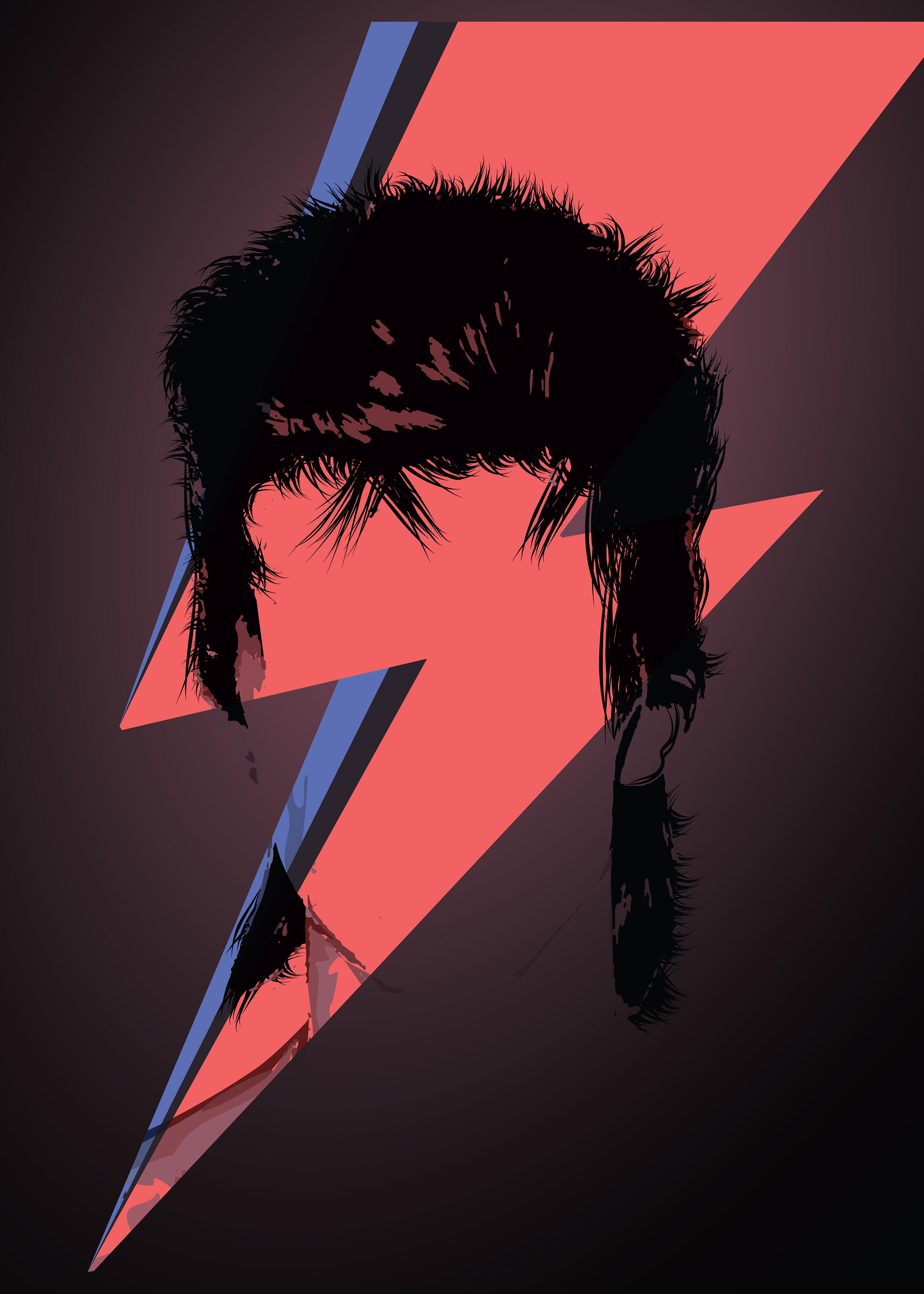 3000x4200 Ziggy Stardust, A Vector Art Piece I Made Davidbowie