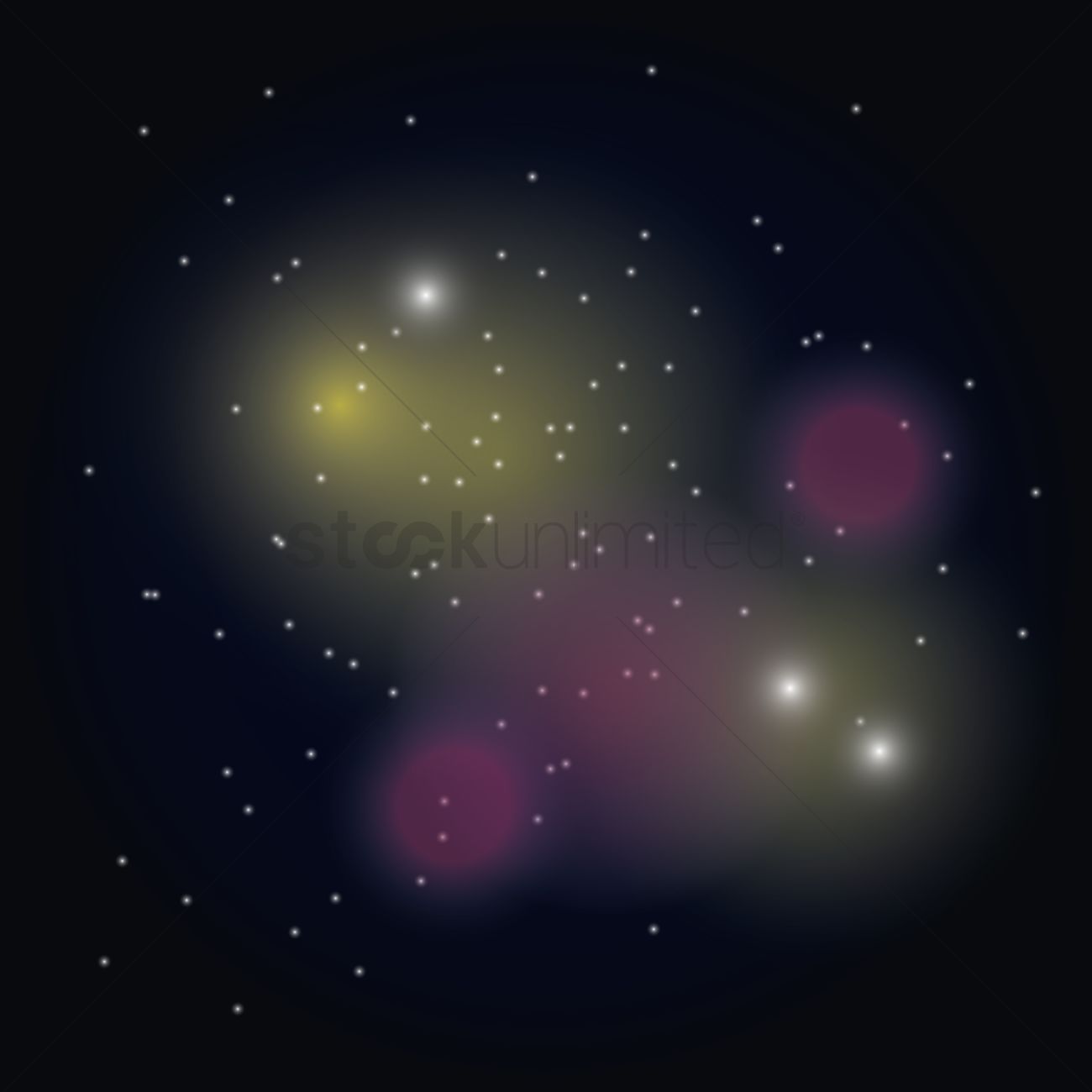 1300x1300 Starfield Vector Image