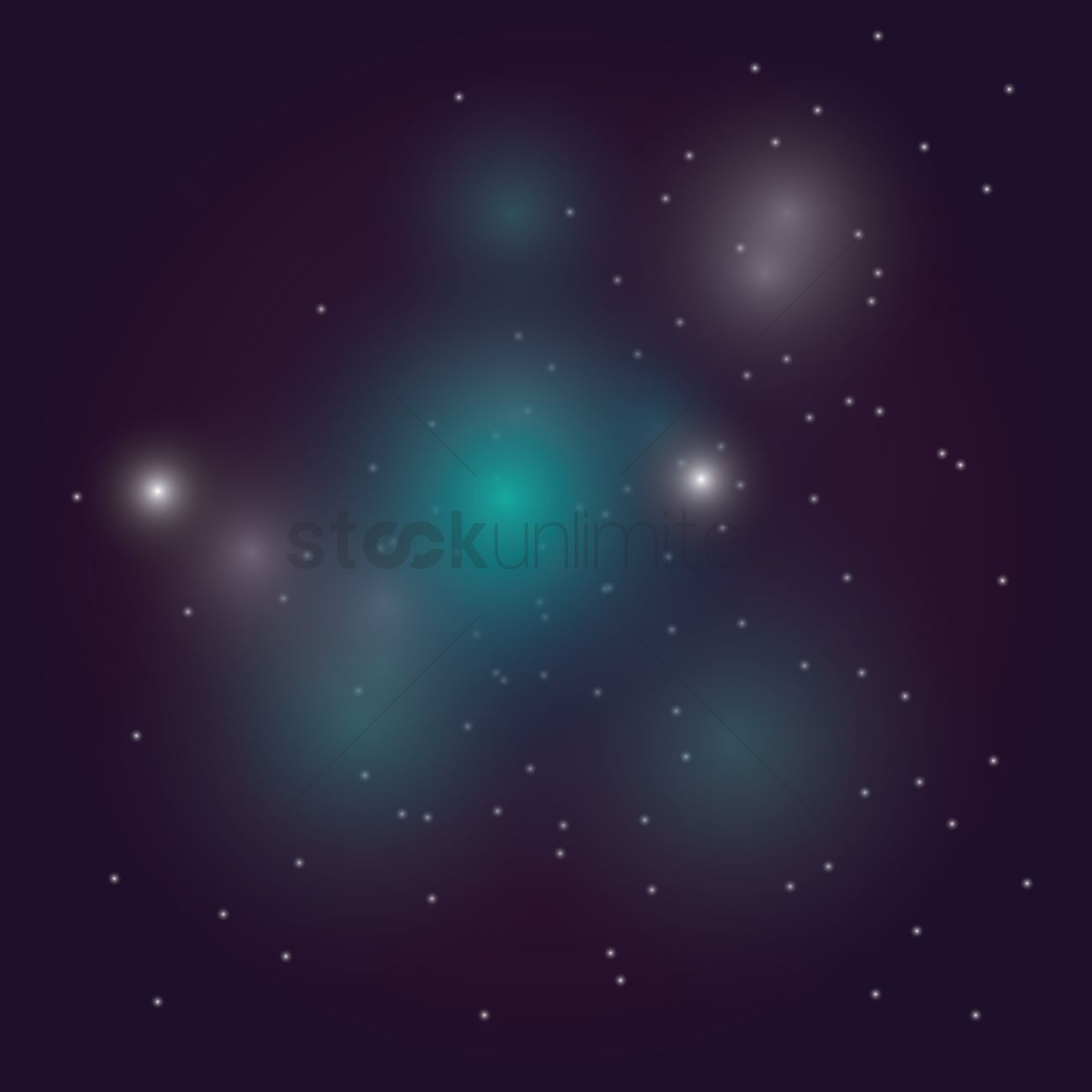 1300x1300 Starfield Vector Image
