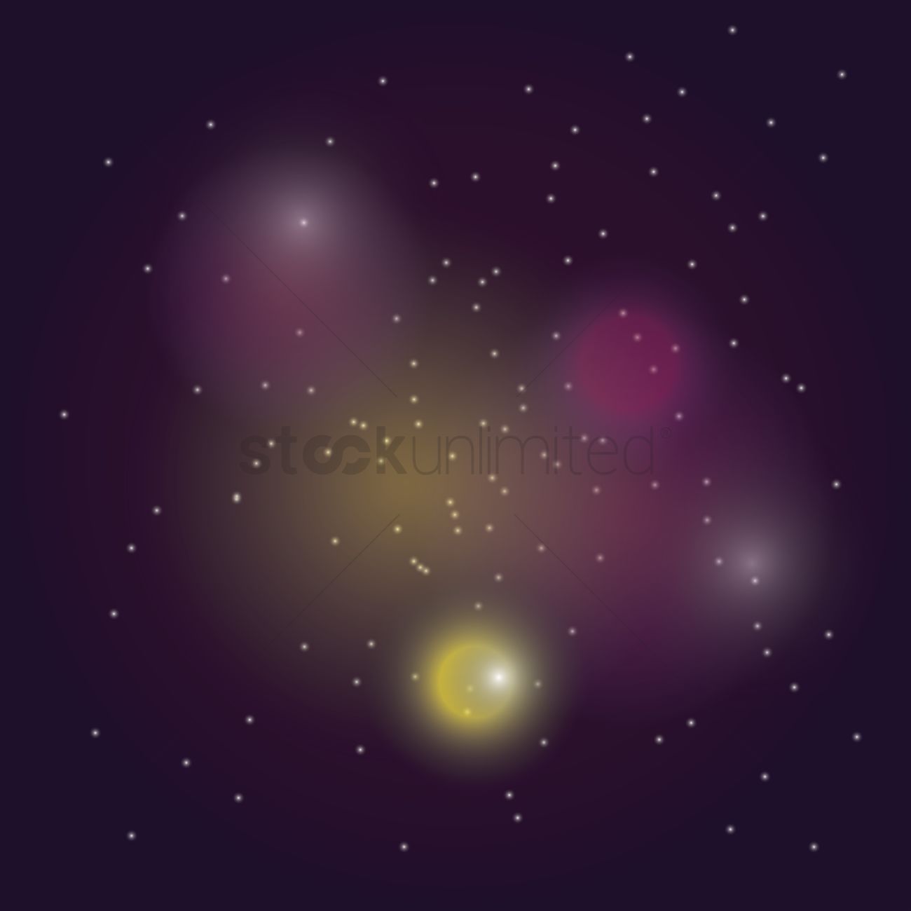 1300x1300 Starfield Vector Image