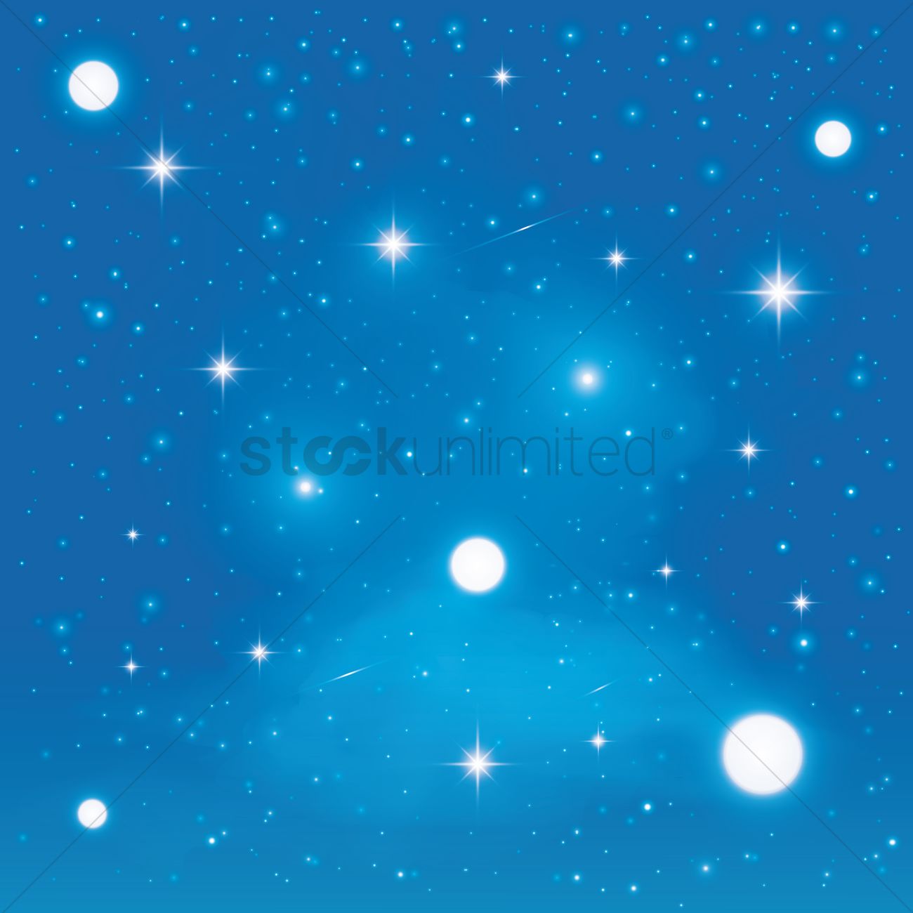 1300x1300 Starfield Vector Image