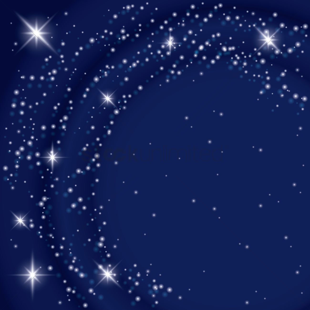 1300x1300 Starfield Vector Image