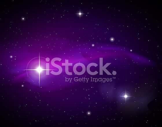 560x440 Vector Glowing Celestial Star Field Stock Vector