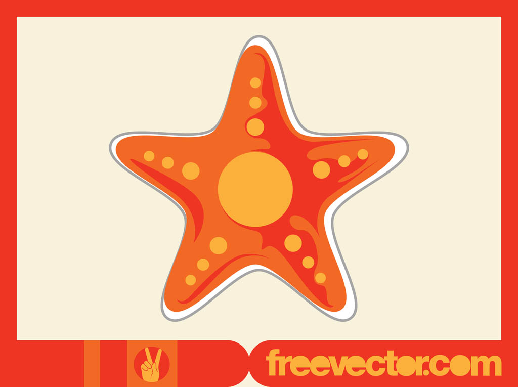 1024x765 Starfish Vector Sticker Vector Art Graphics