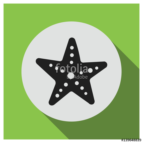 500x500 Starfish Vector Icon Stock Image And Royalty Free Vector