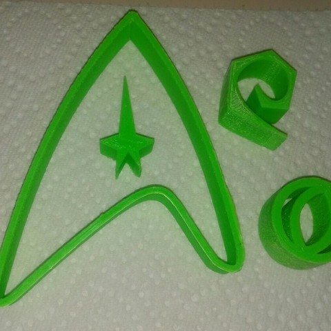 480x480 Download Free Stl Starfleet Cookie Cutters Command, Science